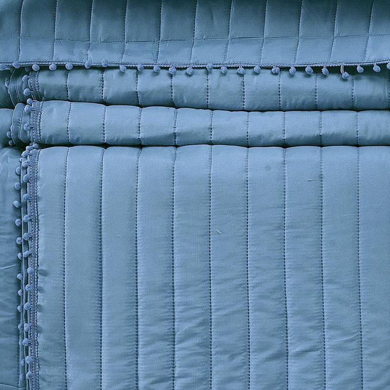 QUILT ANDES POM POM AZUL 1.5 PLAZAS-1