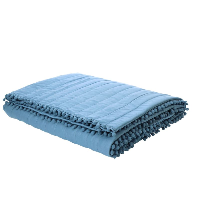 QUILT ANDES POM POM AZUL 1.5 PLAZAS-2