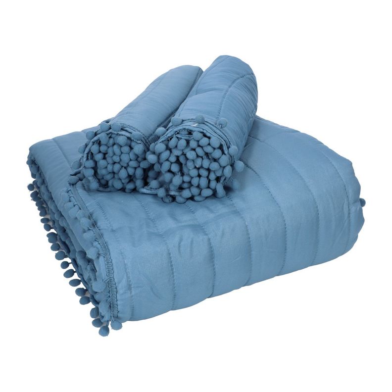 QUILT ANDES POM POM AZUL 1.5 PLAZAS-4