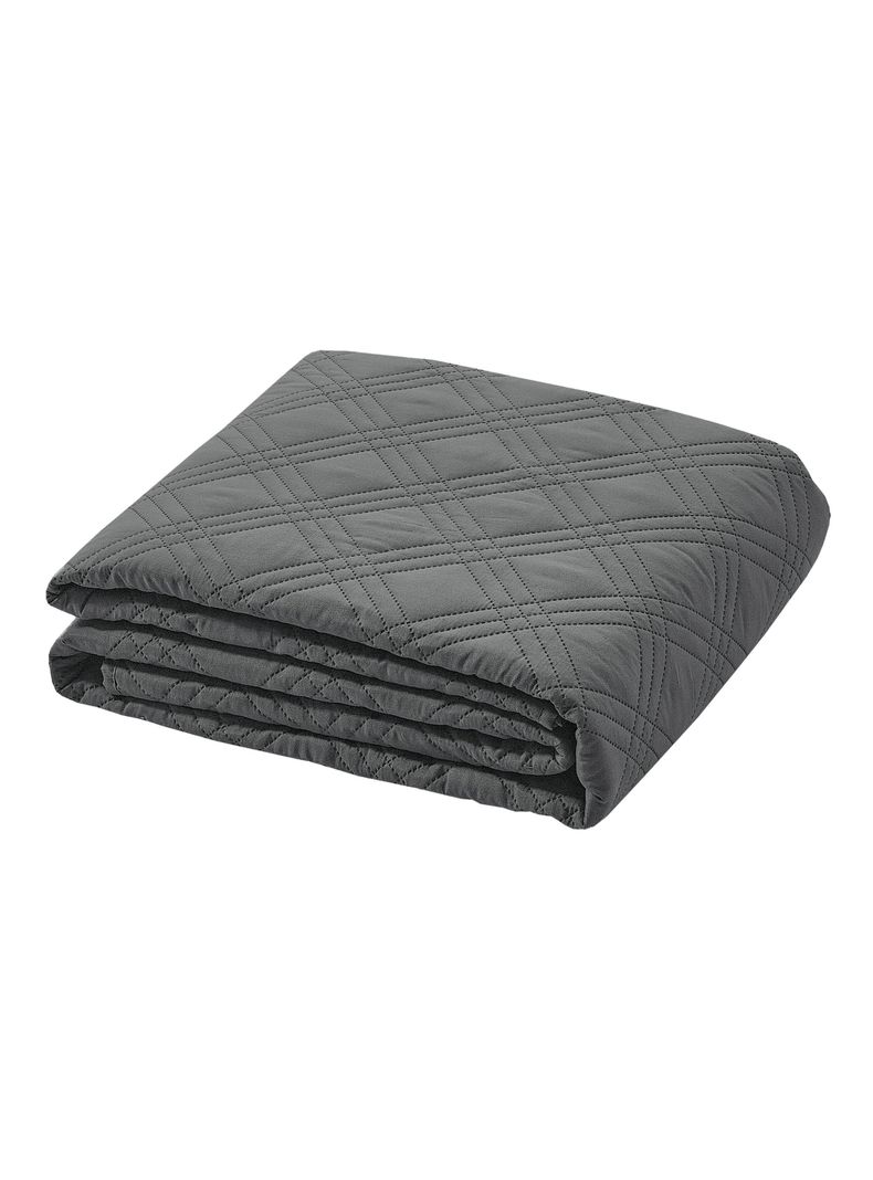 QUILT ANDES LISO  GRIS 1.5 PLAZAS-2