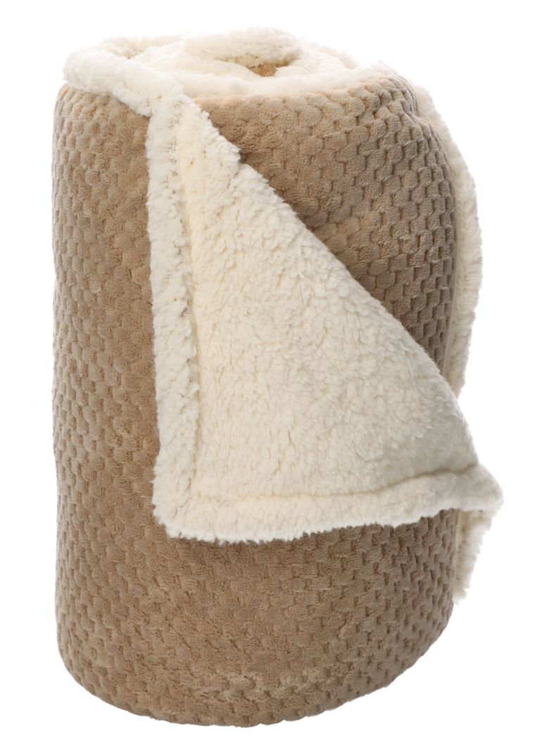 FRAZADA ANDES CHIPORRO PANAL BEIGE 2 PLAZA-1