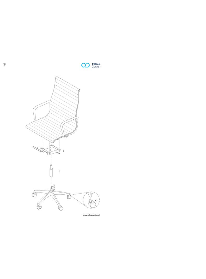 Silla Oficina Elegant Blanca-2