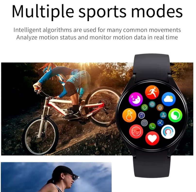 Reloj Inteligente Smartwatch Gt1 Laxasfit Color Rosa Gold-4