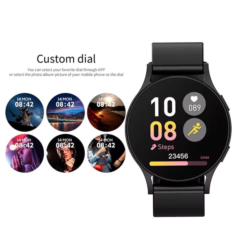 Reloj Inteligente Smartwatch Gt1 Laxasfit Color Rosa Gold-5