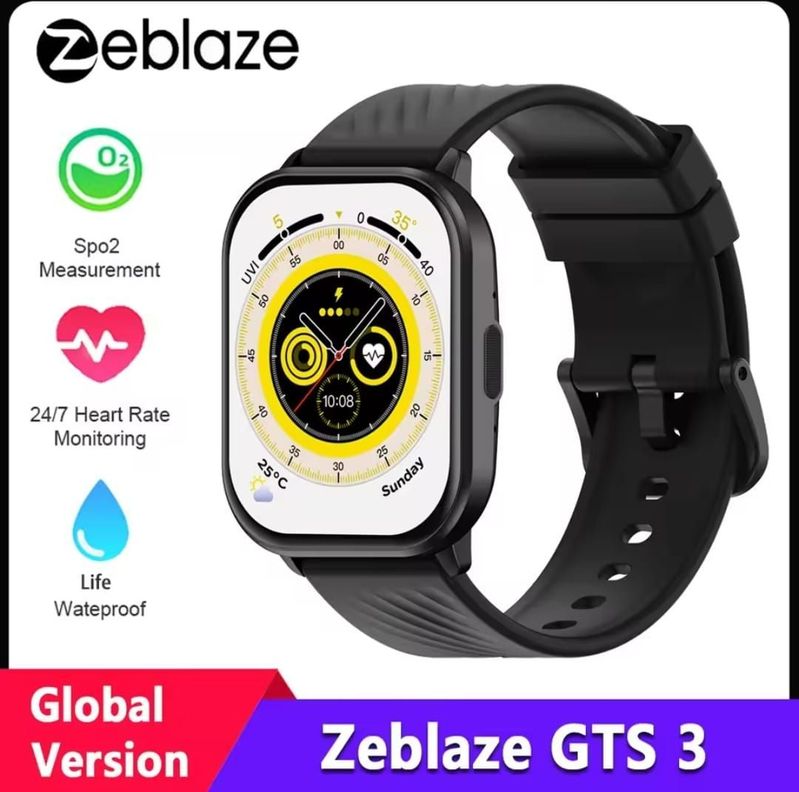 Smartwatch Zeblaze Gts 3 color Negro-1