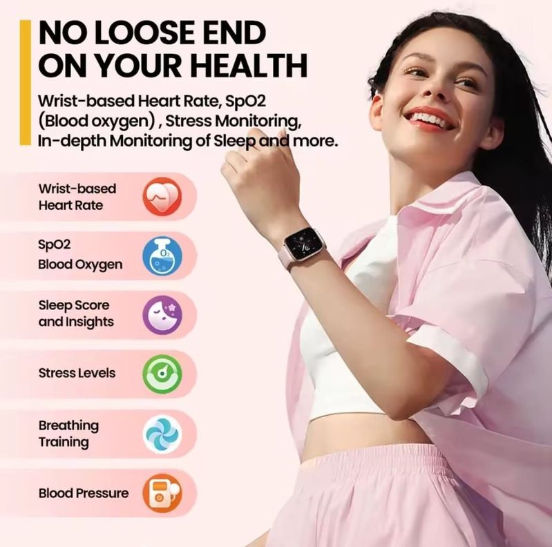 Smartwatch Zeblaze Gts 3 color Negro-3