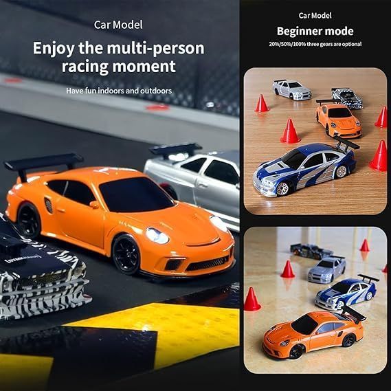 Auto Mini Drift Ford Mustang 15kmh tamaño 1:43-3