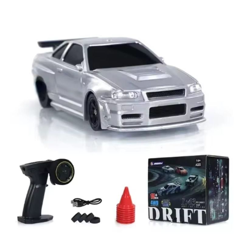 Auto Mini Drift Nissan Skyline 15kmh tamaño 1:43-0