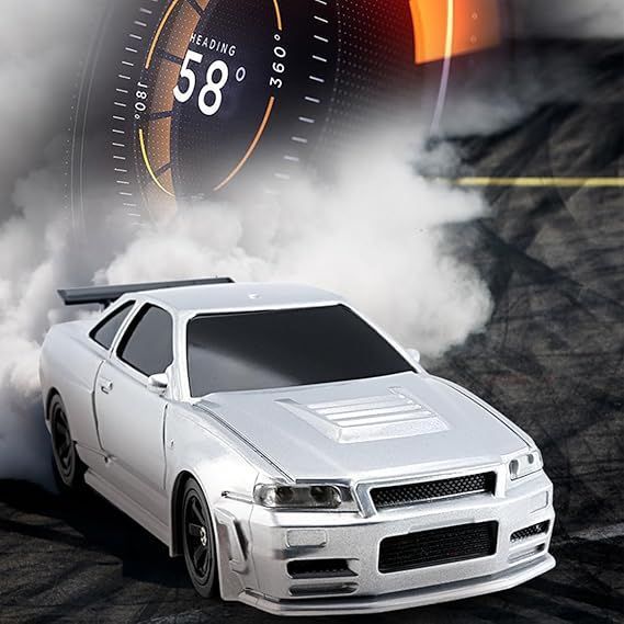 Auto Mini Drift Nissan Skyline 15kmh tamaño 1:43-2