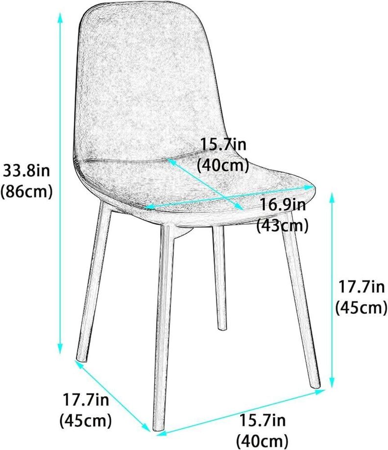 Silla de comedor lino trendytop patas metalicas-2