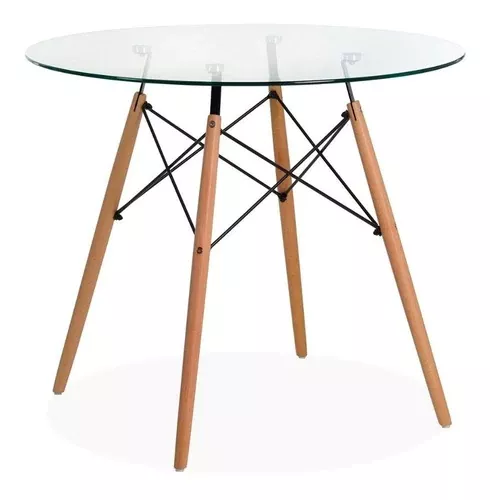 MESA EAMES 80CM VIDRIO-0