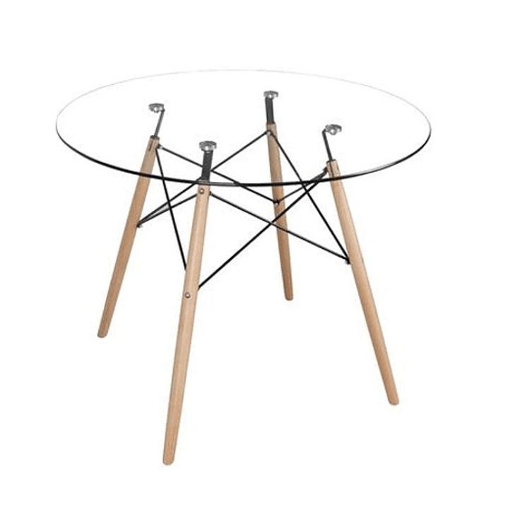 MESA EAMES 80CM VIDRIO-2