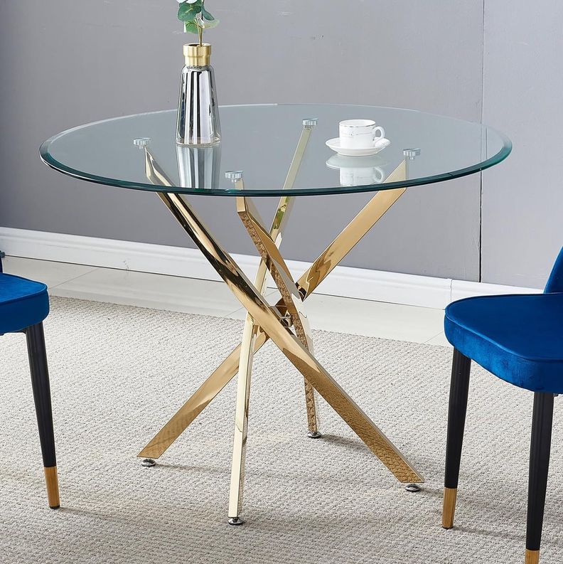 MESA DUBAI GOLD 100CM-2