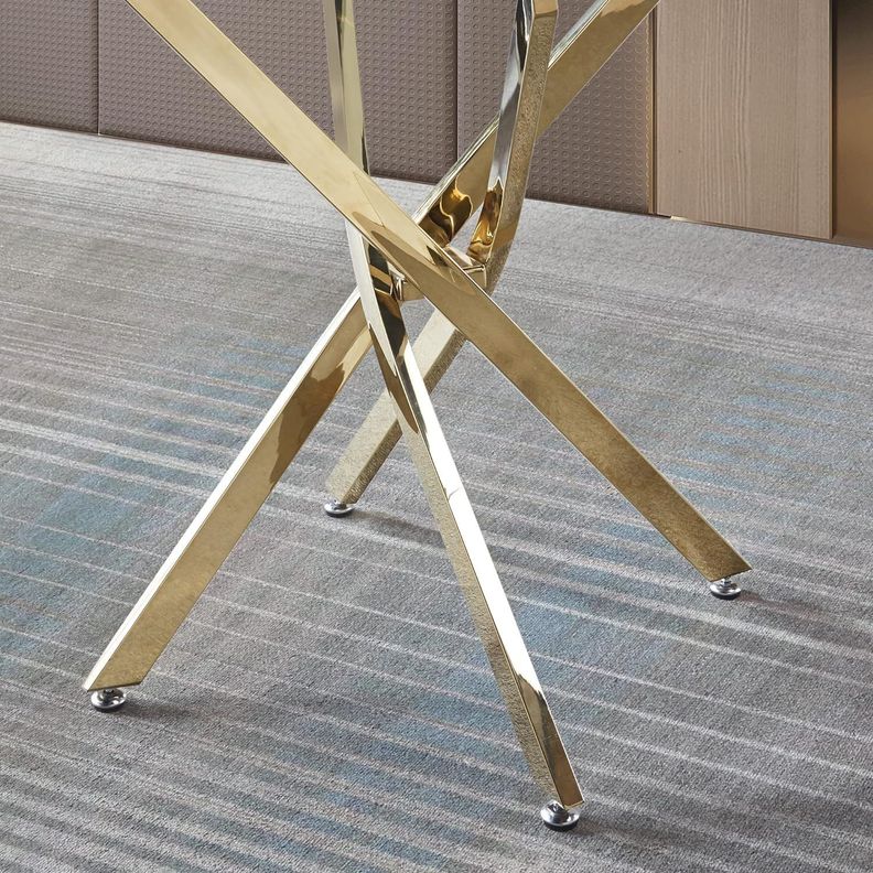 MESA DUBAI GOLD 100CM-3