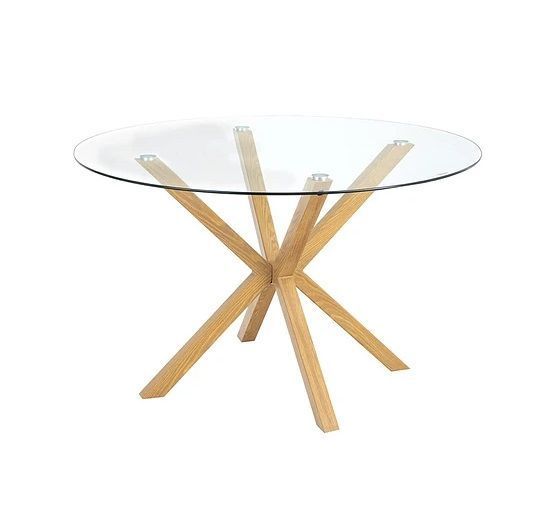 MESA NORDIC VIDRIO 120CM REDONDA-0