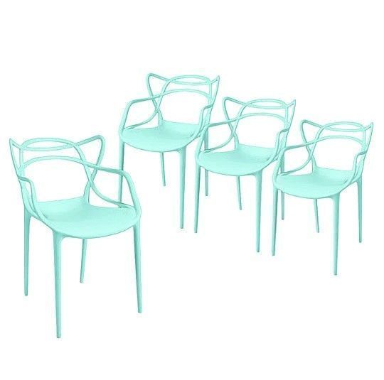 Pack 4 Sillas Master para interior o exterior