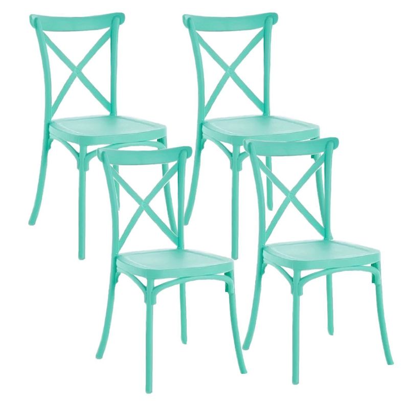 PACK 4 SILLAS PARA COMEDOR SENA O TERRAZA DE POLIPROPILENO