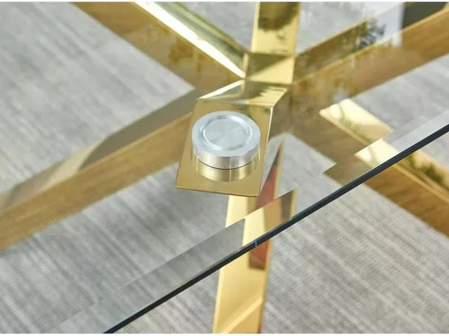 MESA MADRID DE COMEDOR GOLD CUADRADA 100X100-2