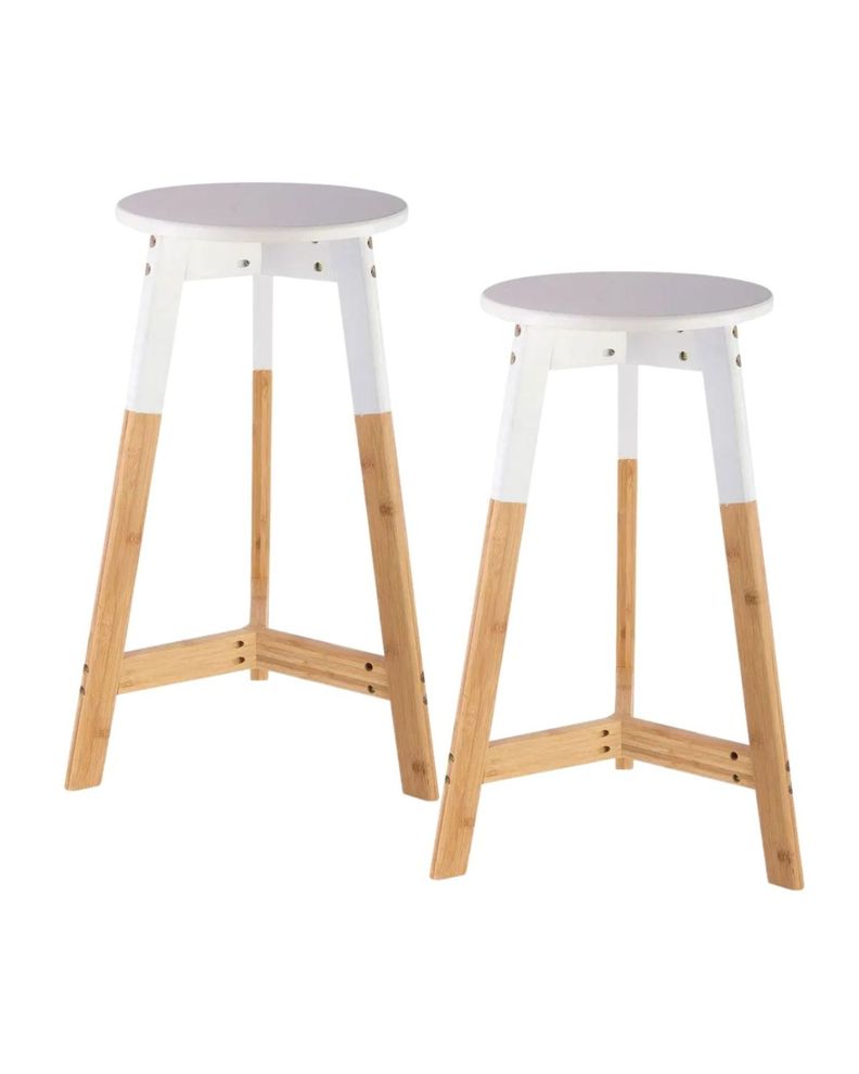 Pack 2 Pisos De Bar Homelike 65 cm