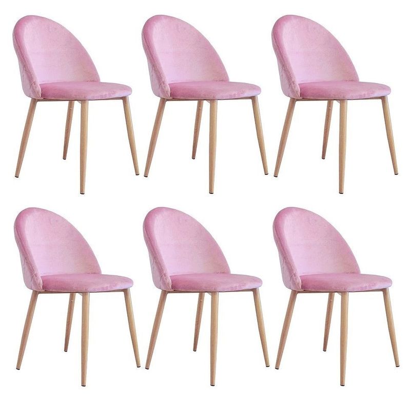 Pack X6 Sillas de Comedor Nordic Felpa-0