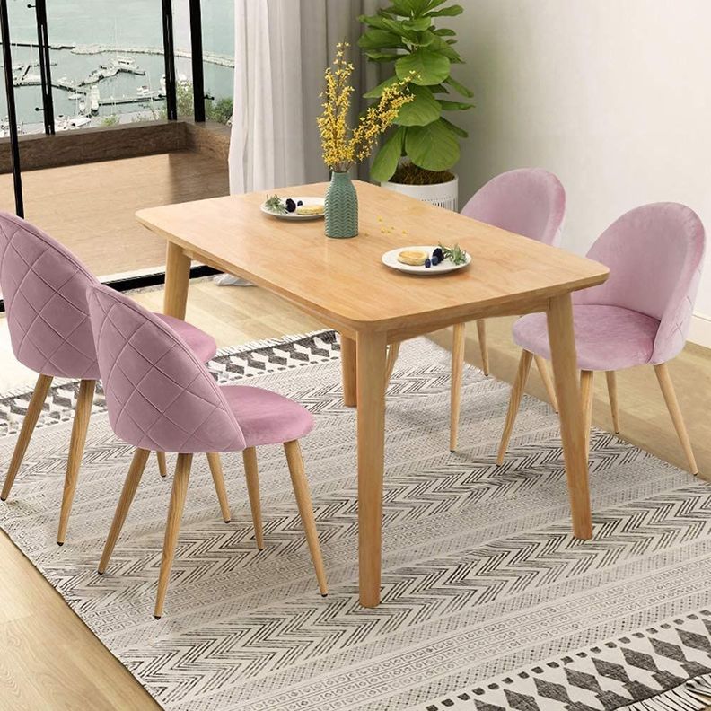 Pack X6 Sillas de Comedor Nordic Felpa-2