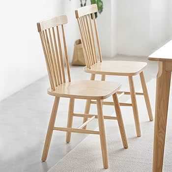 PACK 4 SILLAS WINDSOR MADERA MACIZA DE ALTA CALIDAD ESTRUCTURA FUERTE BARNIZADO SEMI MATTE-1