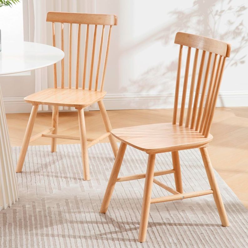 PACK 4 SILLAS WINDSOR MADERA MACIZA DE ALTA CALIDAD ESTRUCTURA FUERTE BARNIZADO SEMI MATTE-4