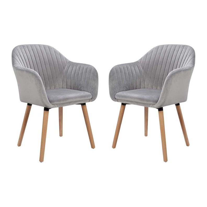 PACK 2 SILLA POLTRONA SITIAL TERCIOPELO MURANO