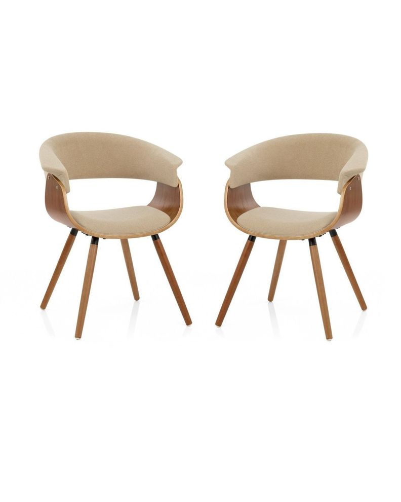 PACK 2 SITIAL SILLA BEIGE DE MADERA BOSTON-0