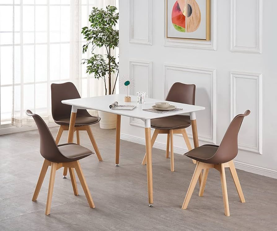 PACK 2 SILLAS DE COMEDOR TULIP ASIENTOS ACOLCHADOS-1