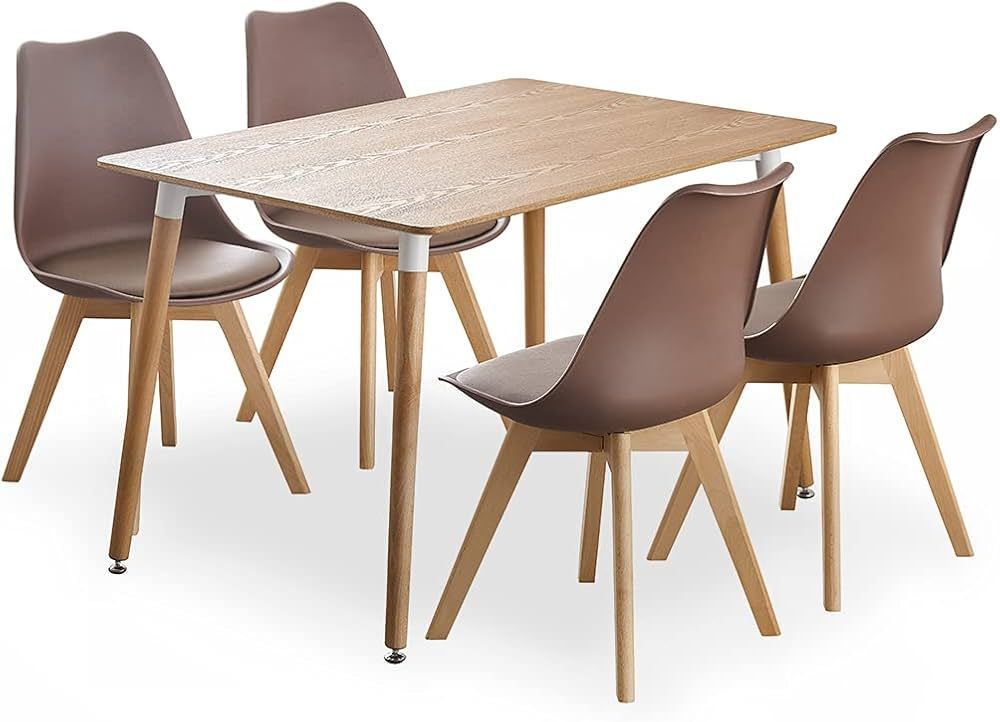 PACK 2 SILLAS DE COMEDOR TULIP ASIENTOS ACOLCHADOS-3