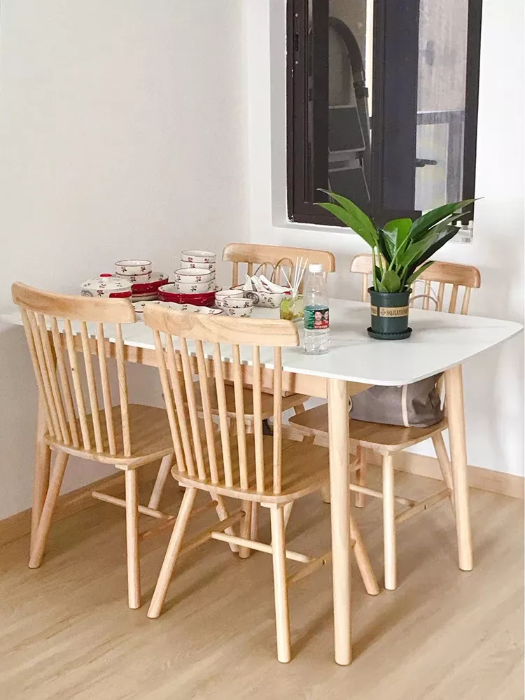 PACK 6 SILLAS WINDSOR MADERA MACIZA DE ALTA CALIDAD ESTRUCTURA FUERTE BARNIZADO SEMI MATTE-1