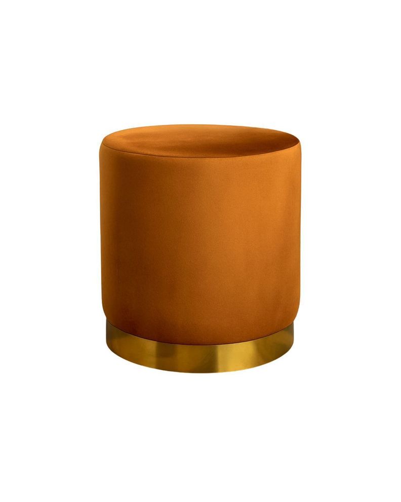 POUF OLIVIA DE TERCIOPELO PUFF PARA LIVING ELEGANTE