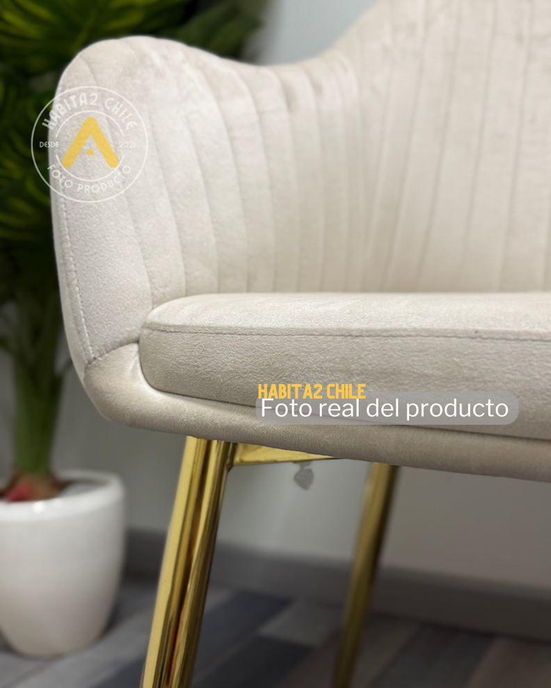 POLTRONA MURANO GOLD-1