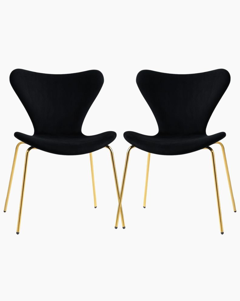 SILLAS COMEDOR TERCIOPELO JLOVE VELVET GOLD - 2 UNID