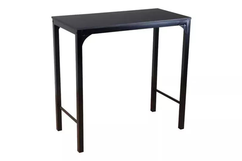 MESA DE BAR BLACK CON CUBIERTA DE MDF-0