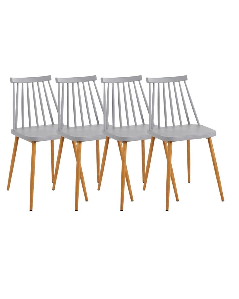 Pack 4 Sillas de Comedor Resistentes Royal
