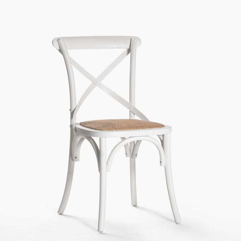 SILLA MADERA COMEDOR CROSSBACK RATTAN