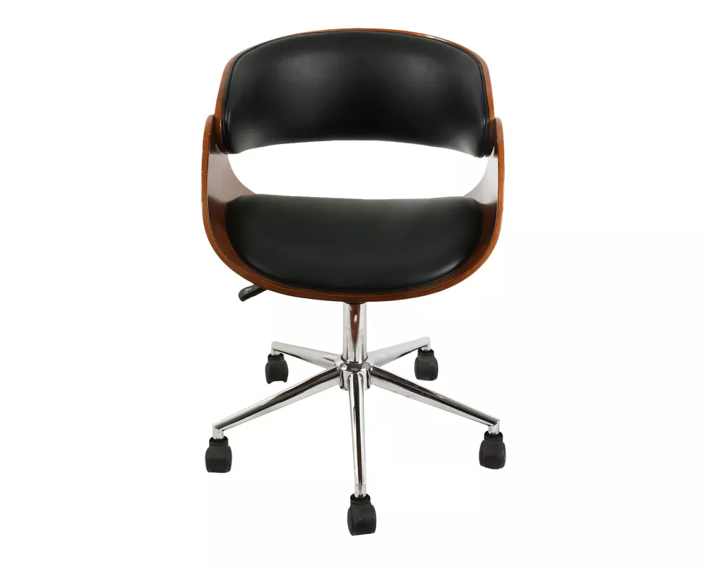 SILLA DE MADERA PARA ESCRITORIO MADISON CON ASIENTO ECOCUERO-1