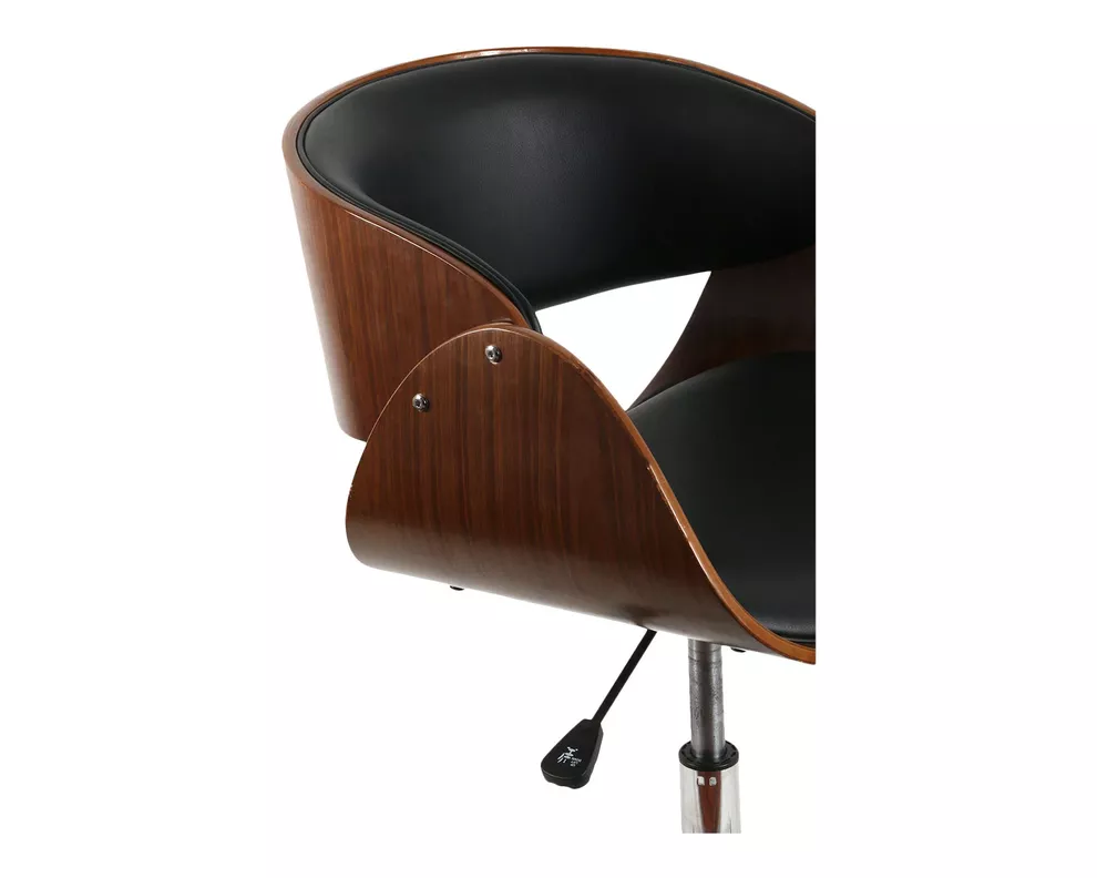 SILLA DE MADERA PARA ESCRITORIO MADISON CON ASIENTO ECOCUERO-3