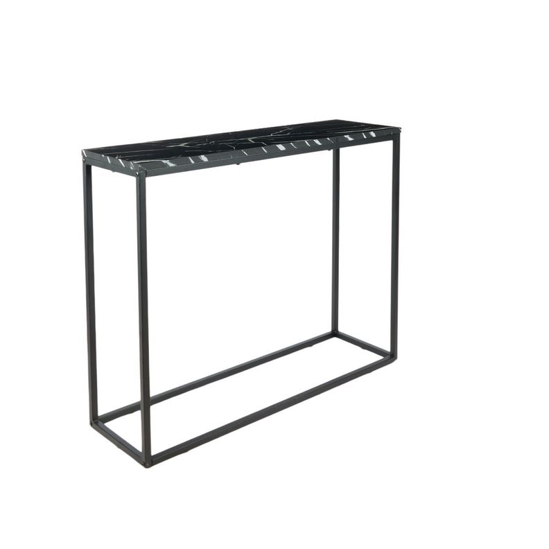ARRIMO BLACK MDF SIMIL MARMOL METALICO NEGRO