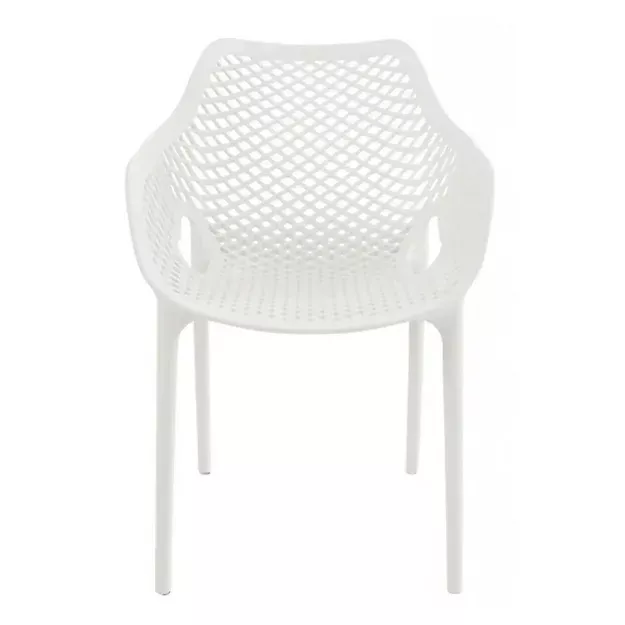 BUTACA CITY PARA EXTERIOR APILABLE RESISTENTE  Blanco