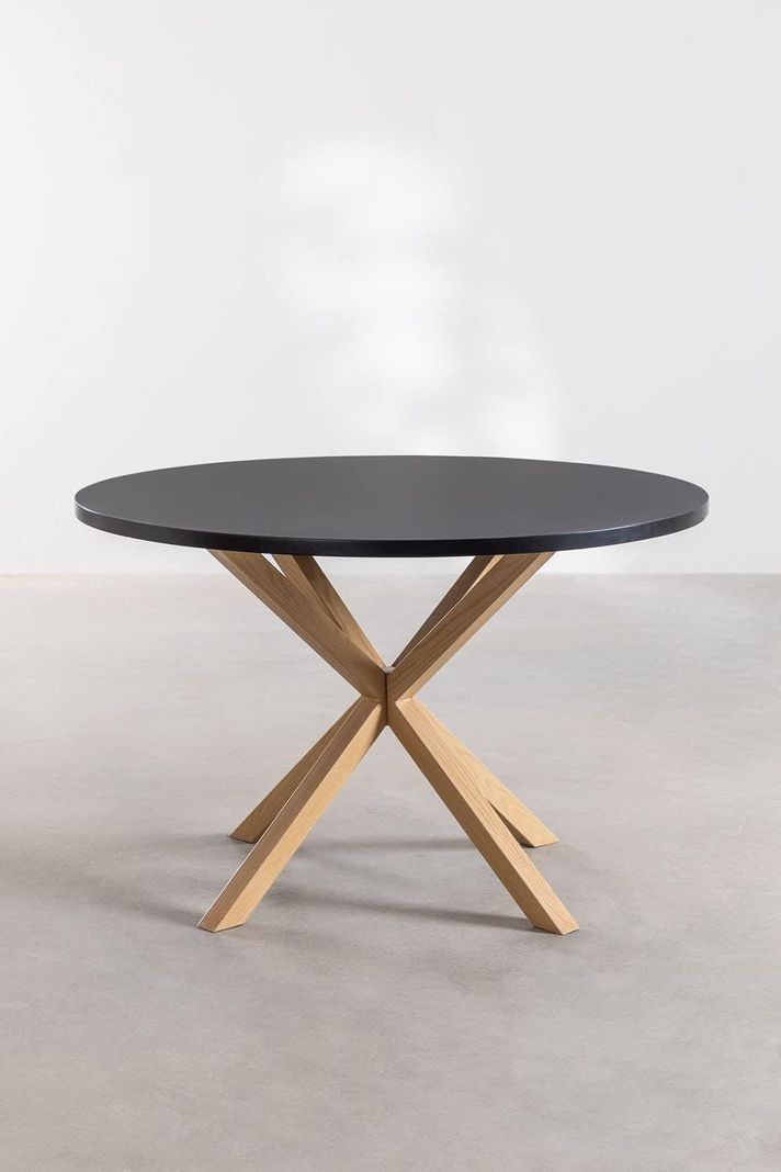 MESA NORDIC REDONDA MDF 100 CM-1