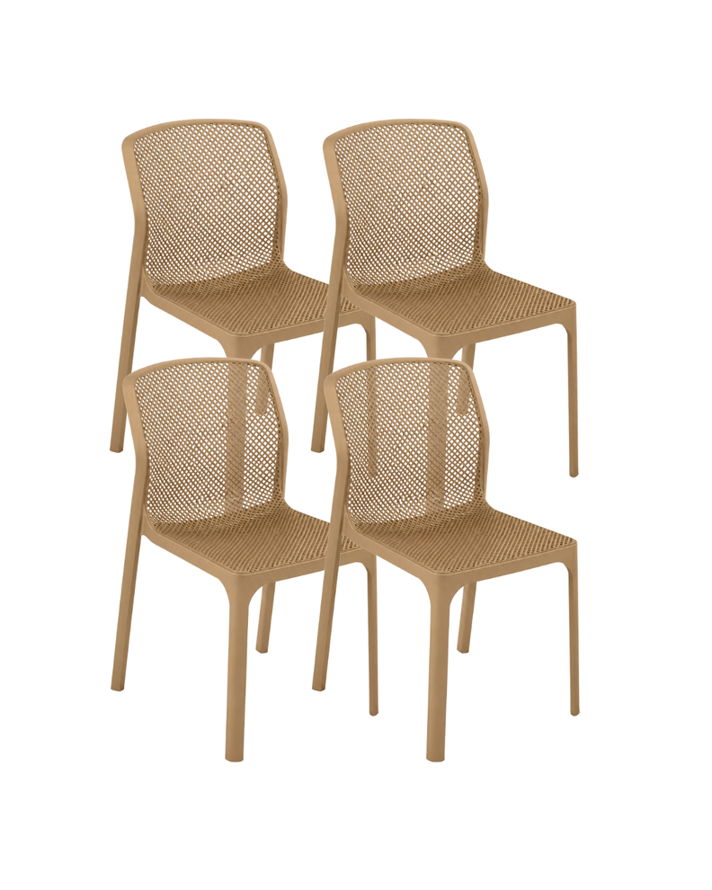 Pack 4 Sillas para terraza Carin