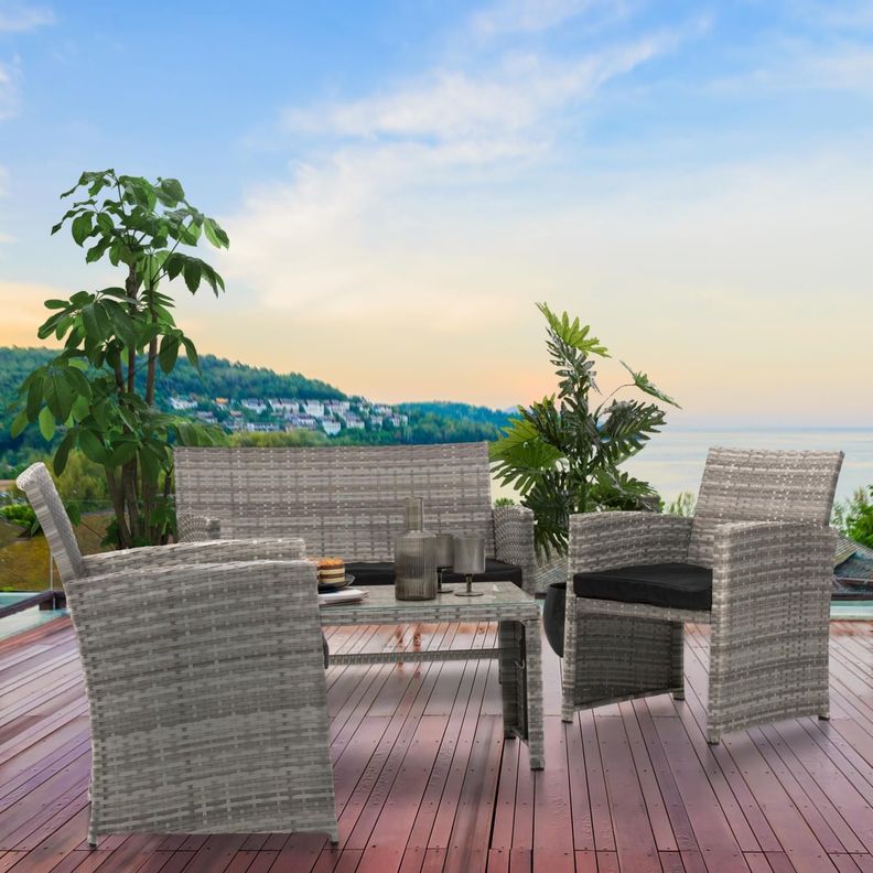 Set de 3 piezas para terraza grey-1
