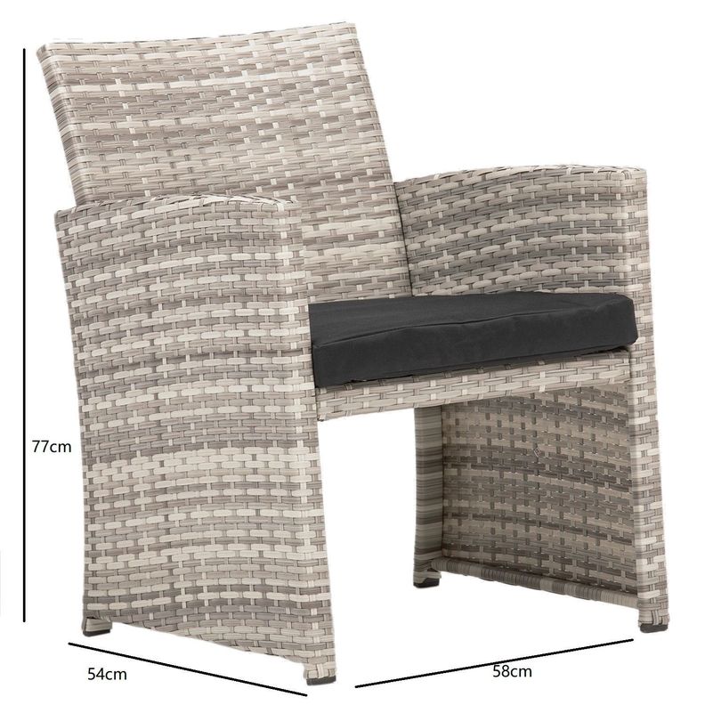 Set de 3 piezas para terraza grey-2