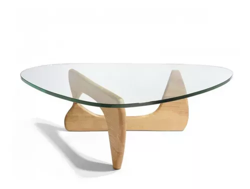 MESA ESCANDINAVA DE CENTRO CON TOPE DE VIDRIO-1