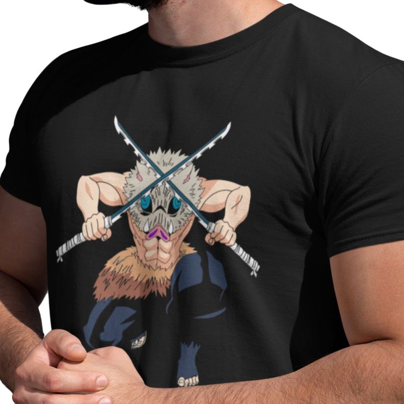 Polera Animé Kimetsu No Yaiba Demon Slayer Inosuke-0