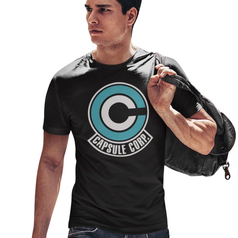 Polera Animé Dragon Ball: Capsule Corp-0