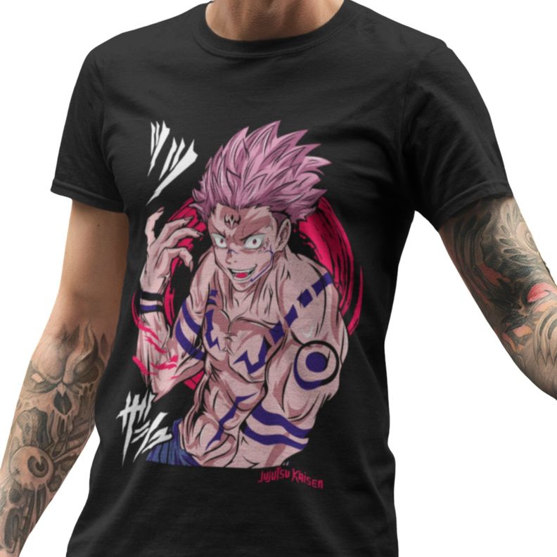 Polera Animé Jujutsu Kaisen: Sukuna-0
